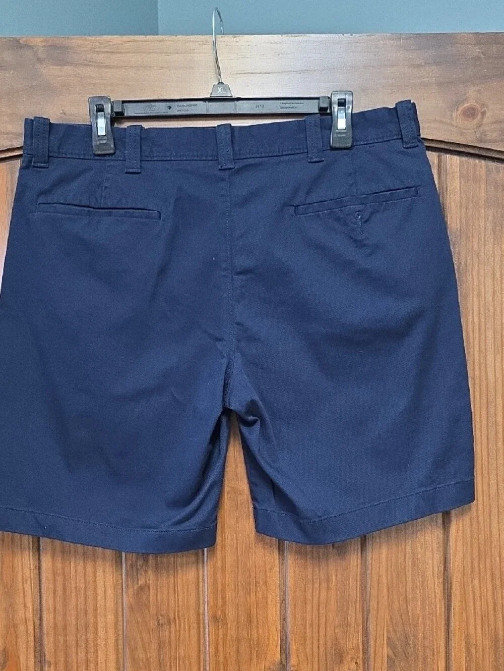 J. Crew Men's Navy Flat-Front 9